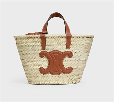 celine straw tote|celine pocketbook.